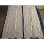 Coppia Tende purissimo lino ricamo Punto Pieno Angeli a mano tenda 60x240cm