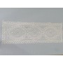 Spettacolare Runner Ricamo Dentelle completamente a mano 39x105cm