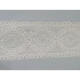 Spettacolare Runner Ricamo Dentelle completamente a mano 39x105cm