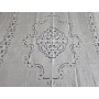 Copriletto puro lino con ricamo Intaglio e punto pieno a mano Bedspread handmade