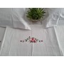 Lenzuolo Cotone Percalle ricamo Punto Vapore a mano sheet cotton