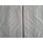 Spettacolare Lenzuolo Cotone Percalle ricamo Punto Pieno a mano Sheet handmade