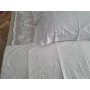 Spettacolare Lenzuolo Cotone Percalle ricamo Punto Pieno a mano Sheet handmade