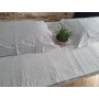 Spettacolare Lenzuolo Cotone Percalle ricamo Punto Pieno a mano Sheet handmade