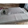 Spettacolare Lenzuolo Cotone Percalle ricamo Punto Pieno a mano Sheet handmade