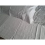 Spettacolare Lenzuolo Cotone Percalle ricamo Punto Pieno a mano Sheet handmade