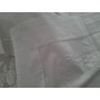 Spettacolare Lenzuolo Cotone Percalle ricamo Punto Pieno a mano Sheet handmade